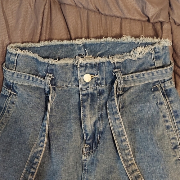 2/$18 Drop crotch jeans with removable belt - Picture 4 of 6